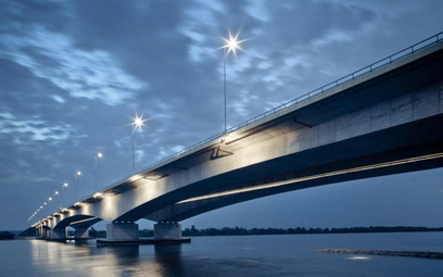 Most na autostradzie A1 pod Grudziądzem – jedna z nowoczesnych przepraw przez Wisłę w regionie