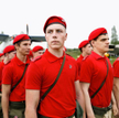 Uczniowie szkół średnich z Jarosławia wstąpili do Junarmii w maju 2016 r., jeszcze przed rejestracją