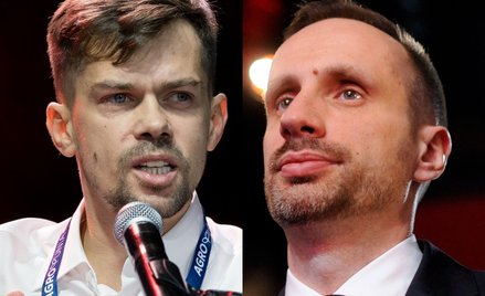 Michał Kołodziejczak i Janusz Kowalski