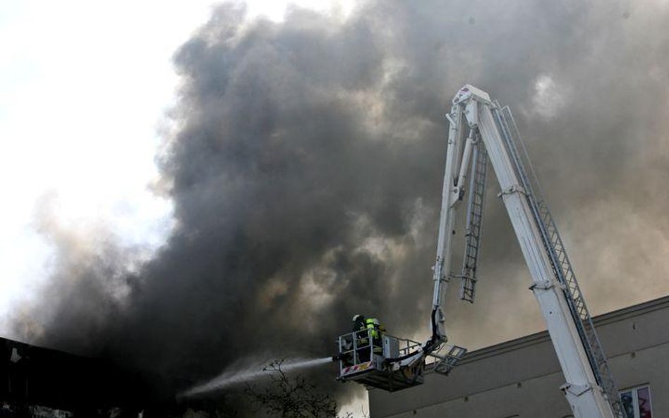Lublin: pożar w szpitalu