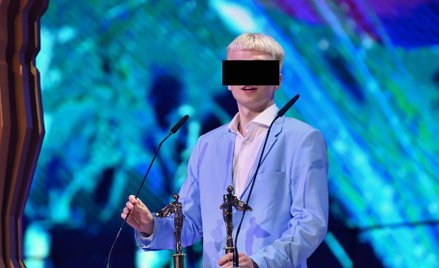 Raper Mata podczas gali Fryderyk Festiwal 2021