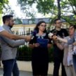 Posłanka Nowoczesnej Kamila Gasiuk-Pihowicz podczas konferencji prasowej przed Trybunałem Konstytucy