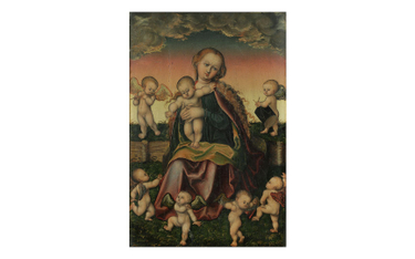„Madonna z Dzieciątkiem wśród tańczących aniołków” Lucasa Cranacha starszego z krakowskiego klasztor