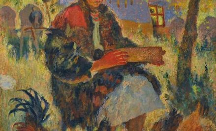 Kazimierz Sichulski stworzył galerię wiejskich typów. „Baba z kurami”, olej na płótnie, 1932 rok