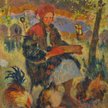 Kazimierz Sichulski stworzył galerię wiejskich typów. „Baba z kurami”, olej na płótnie, 1932 rok