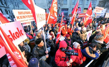 Manifestacja w Budapeszcie