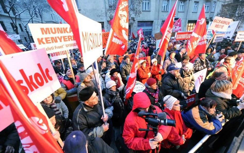 Manifestacja w Budapeszcie