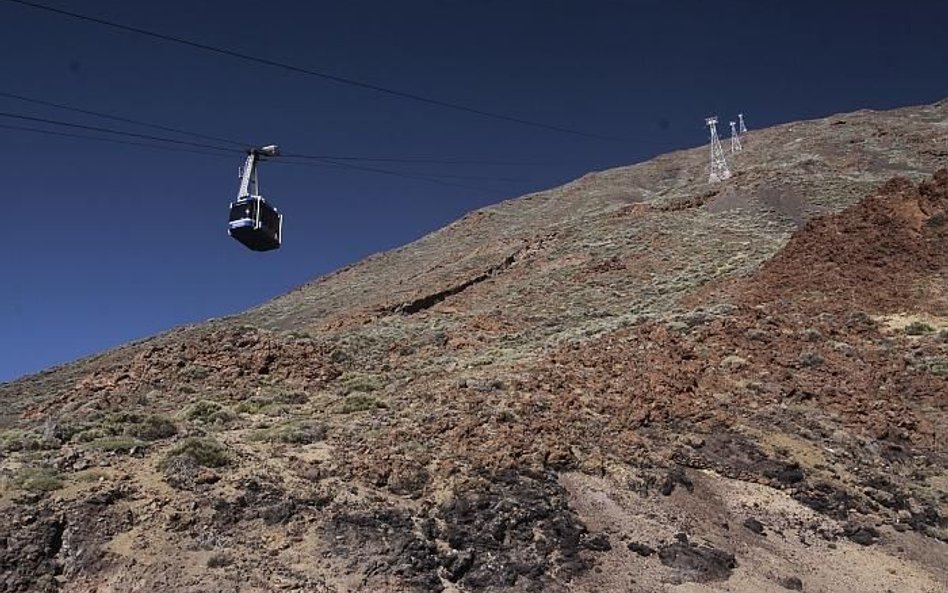 Turyści spędzili noc w kolejce na wulkan Teide