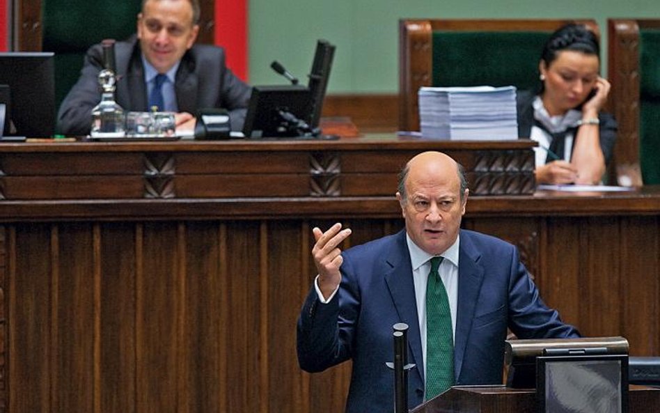 Minister finansów Jacek Rostowski wziął wczoraj udział w sześciogodzinnej debacie o budżecie