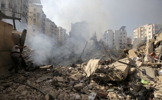 Bejrut po izraelskim nalocie