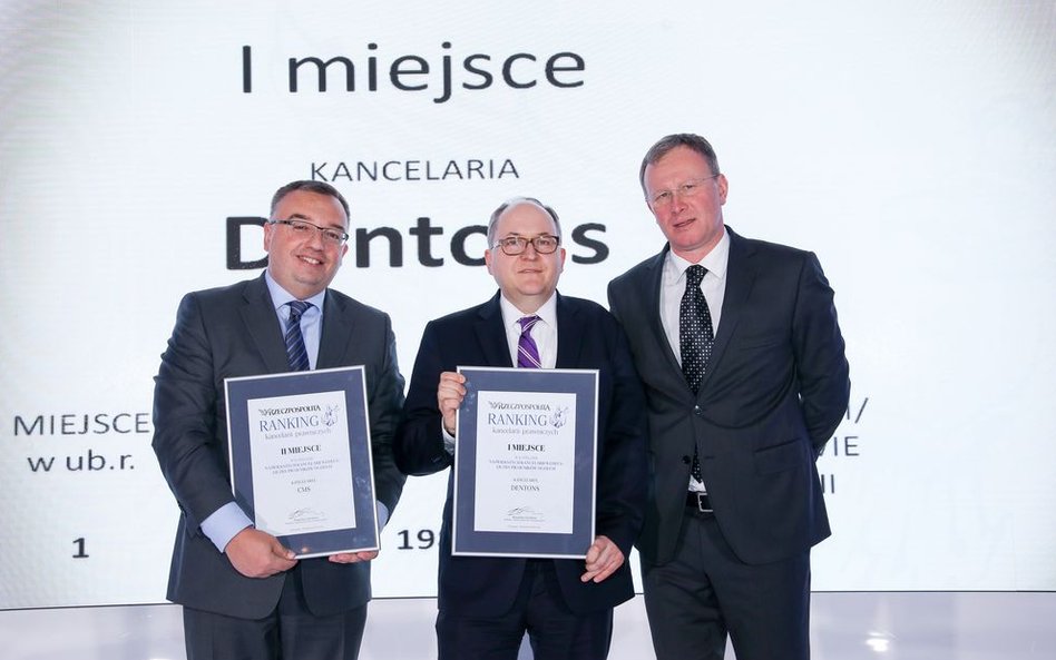 Wyróżnione kancelarie w rankingu dot. przychodów