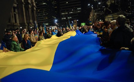 Proukraińska demonstracja w Filadelfii