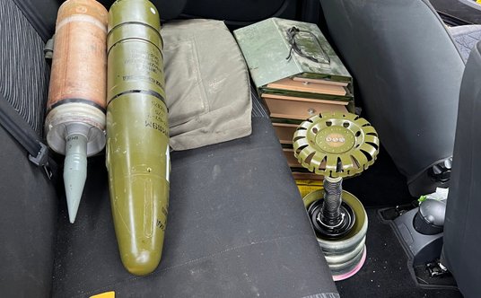 ...i jego amunicja, w tym czołgowy ppk 9M119M.