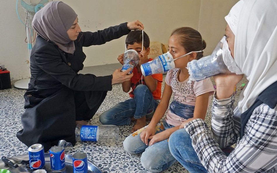 Cywile w prowincji Idlib obawiają się użycia przez siły Asada broni chemicznej