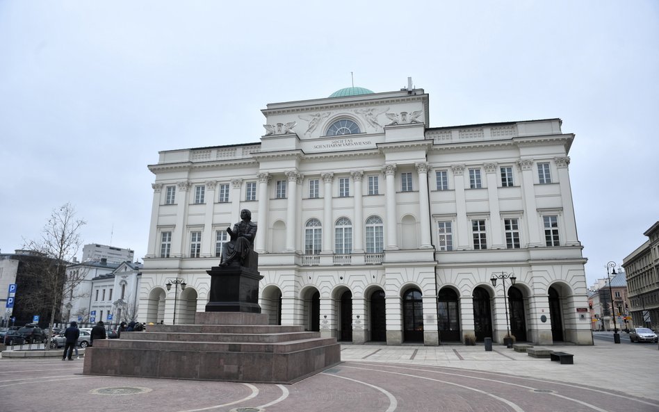 Pałac Staszica w Warszawie, siedziba Polskiej Akademii Nauk