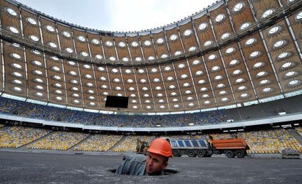 Ukraina. Stadion w Kijowie na Euro 2012 (Fot. SERGEI SUPINSKY)