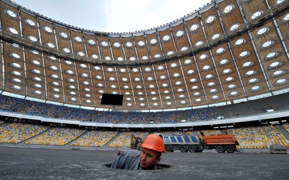 Ukraina. Stadion w Kijowie na Euro 2012 (Fot. SERGEI SUPINSKY)