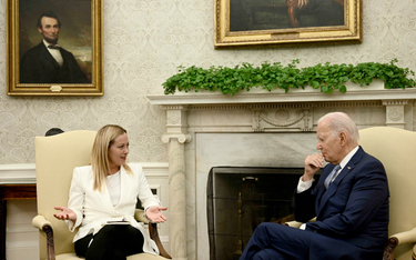 W czwartek Joe Biden przyjął w Białym Domu Giorgię Meloni. To wyraz uznania USA dla wsparcia przez W