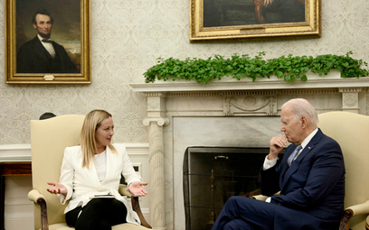 W czwartek Joe Biden przyjął w Białym Domu Giorgię Meloni. To wyraz uznania USA dla wsparcia przez W