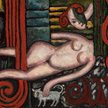 Tytus Czyżewski, Akt z kotem, 1920