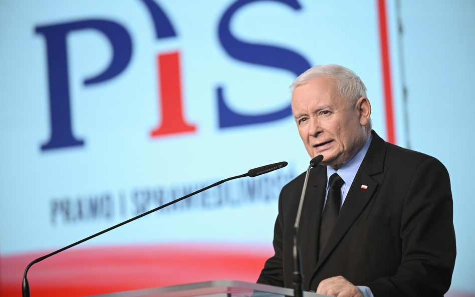 Prezes Prawa i Sprawiedliwości Jarosław Kaczyński