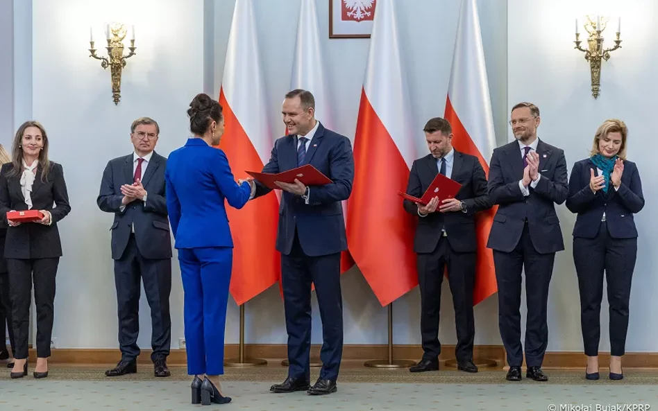 Prezydent Karol Nawrocki wręcza nominacje sędziowskie