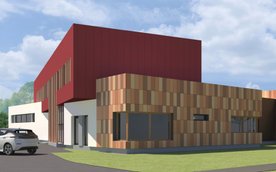 Wizualizacja nowego żłobka na Białołęce