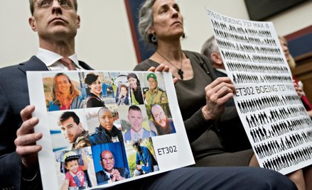 Michael Stumo i Nadia Milleron, rodzice Samya Stumo - jednej z ofiar wypadku samolotu Ethiopian Airl