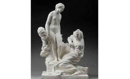 Etienne Maurice Falconet, Pigmalion i Galatea, królewska manufaktura porcelany w Sevres, 1766-1772