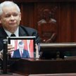 Jarosław Kaczyński na tablecie odtworzył przemówienie prof. Piotra Glińskiego