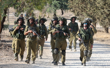 Izraelski patrol na granicy ze Strefą Gazy, 19 października