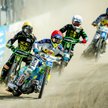 Fredrik Lindgren i Kacper Woryna (kask żółty i biały) byli jedynymi zawodnikami ROW-u, którzy podjęl