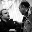 Jacek Merkel, Aleksander Hall i Jacek Kuroń podczas obrad Okrągłego Stołu, 1989 r.