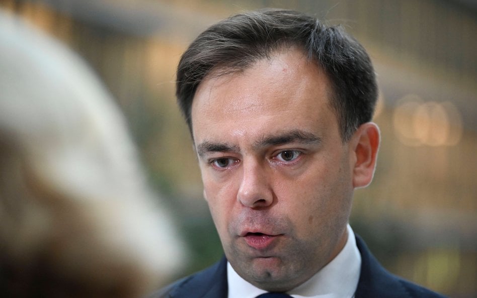 Minister finansów i gospodarki Andrzej Domański