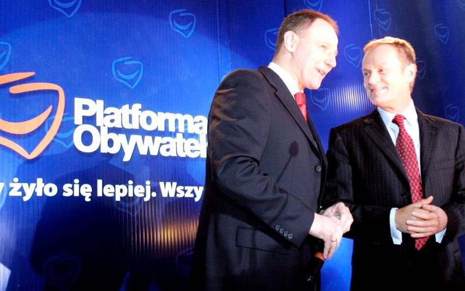 Jacek Protasiewicz i Donald Tusk