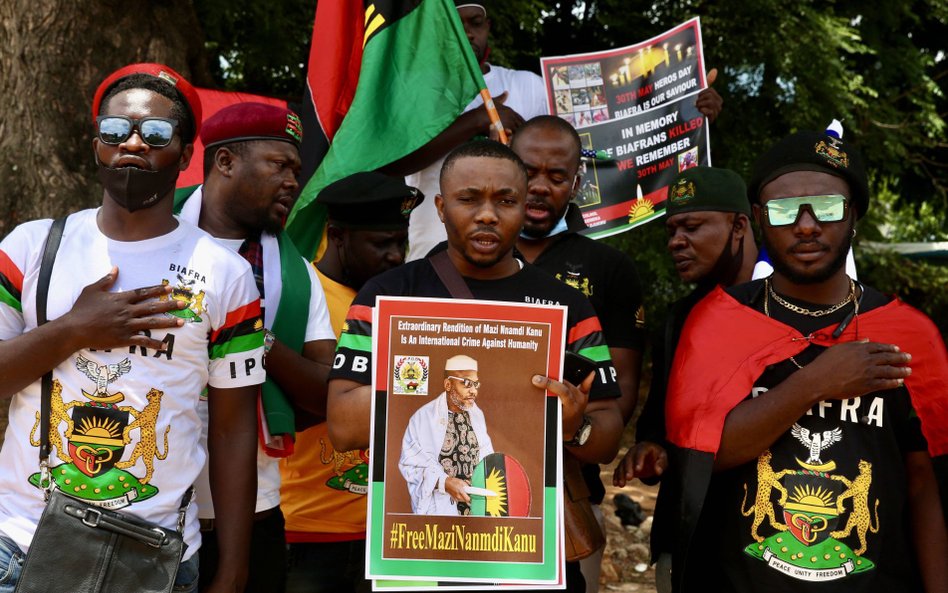 Antyrządowy protest w nigeryjskiej Biafrze