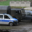 Policja i wojsko w miejscowości Sosnowa Dębowa w woj. lubelskim