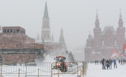 Zima paraliżuje Moskwę