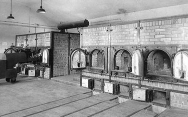 Piece krematoryjne w byłym niemieckim obozie zagłady KL Buchenwald