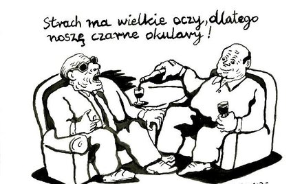 Komentarz rysunkowy. Strach ma wielkie oczy!