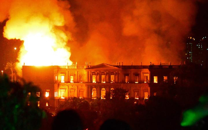 W nocy 2 września w pożarze Muzeum Narodowego Brazylii spłonęło 90 proc. eksponatów.
