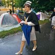 Dla tych ludzi warto było walczyć. Czerwiec 2006 roku. Białe Miasteczko pod Kancelarią Premiera. Dor