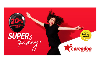 Corendon Airlines z promocją Super Friday