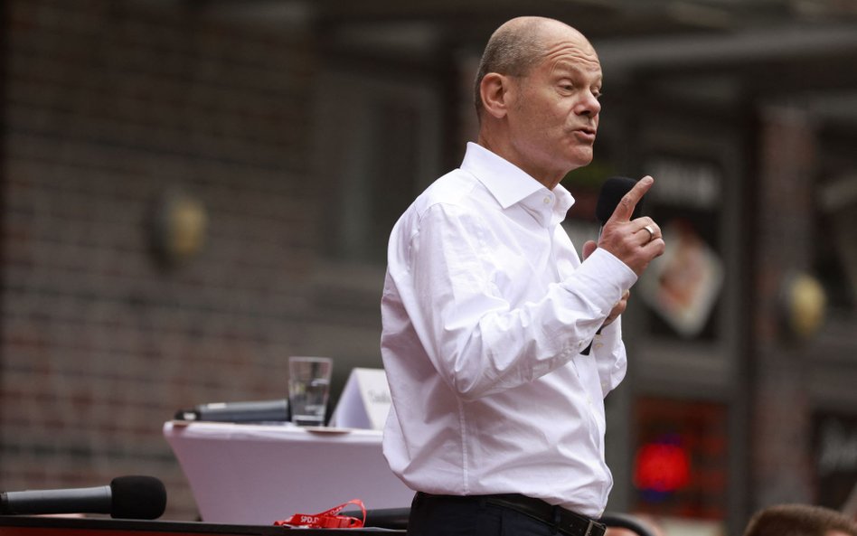 Olaf Scholz, kandydat SPD na kanclerza