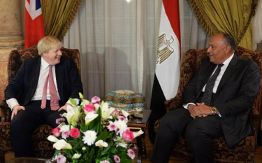 W sobotę w Kairze minister spraw zagranicznych Wielkiej Brytanii Boris Johnson został przyjęty przez