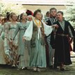 Kadr z filmu „Pan Tadeusz” (1999) w reżyserii Andrzeja Wajdy – poloneza prowadzą: Podkomorzy (Jerzy 