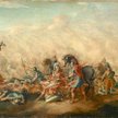 „Śmierć Emiliusza Paulusa na polu bitwy pod Kannami” – obraz Johna Trumbulla z 1773 r.