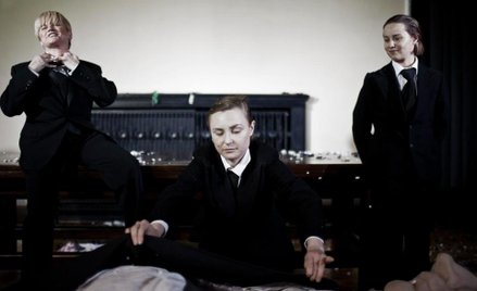 Katarzyna Figura i Natalia Kalita w "Kupieckich kontraktach"
