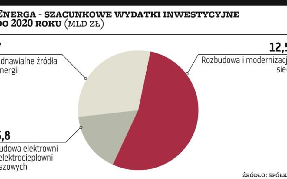 Energa: 3 mld zł rocznie na inwestycje