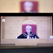 Prezes Trybunału Konstytucyjnego Julia Przyłębska podczas transmisji z posiedzenia Trybunału Konstyt